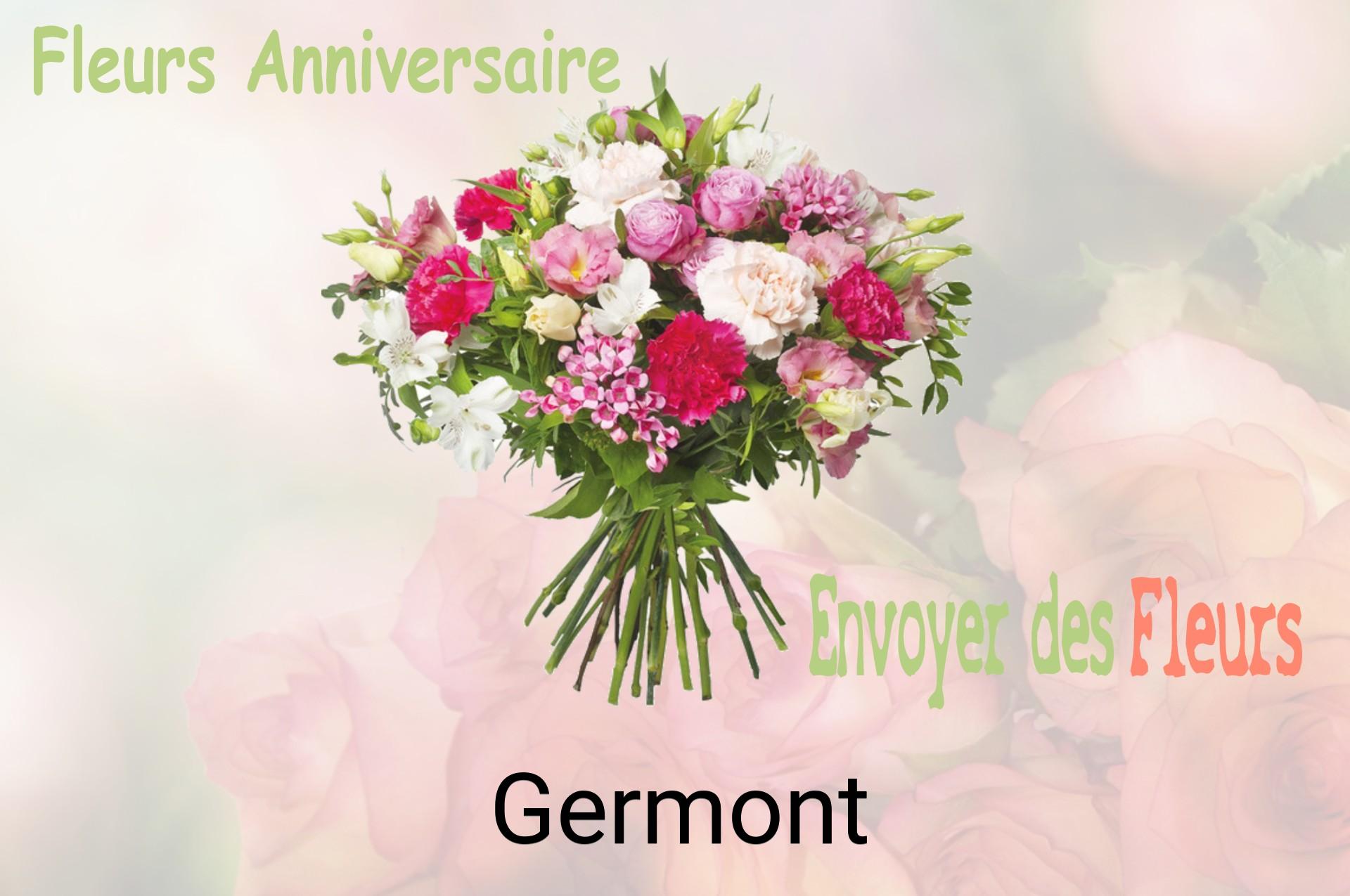 Bouquet de fleurs d’anniversaire livré à Germont